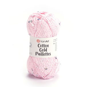 Cotton Gold Paillettes przędza 5 x 50 g Cotton Gold Paillettes przędza 5 x 50 g